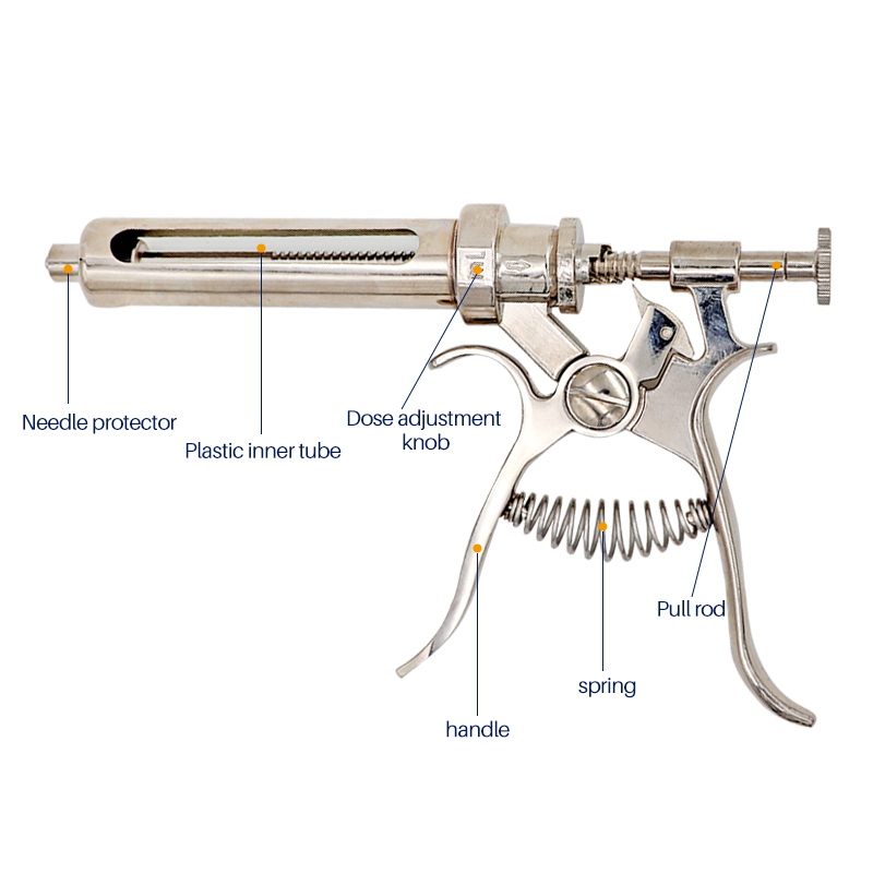 Veterinary Syringe Gun - Veterinaire Dierlijke Spuit Geit Varken Koe