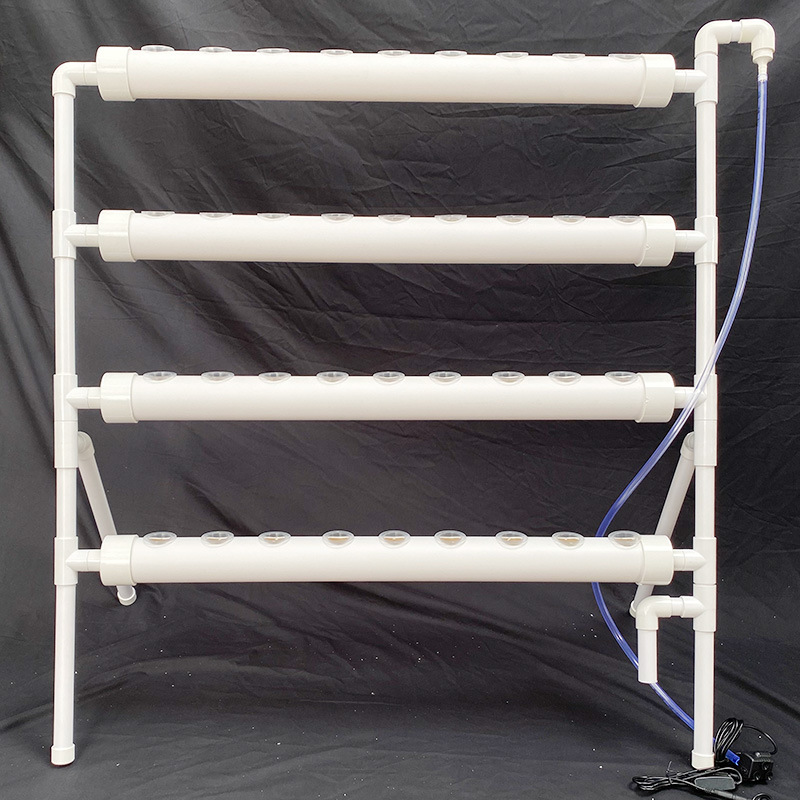 Hydroponic Nft Channel - Eenvoudige installatie 36-gats PVC kanaal landbouw