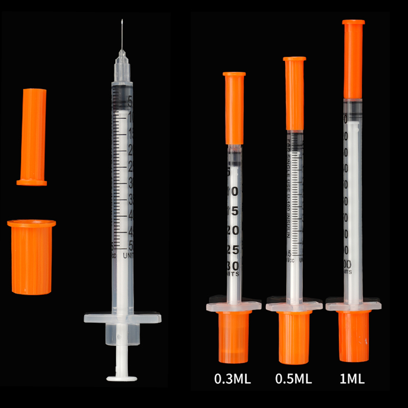 Veterinary Syringe Gun - 50/100 stuks veterinaire injectoren, wegwerpbaar, verstelbaar,