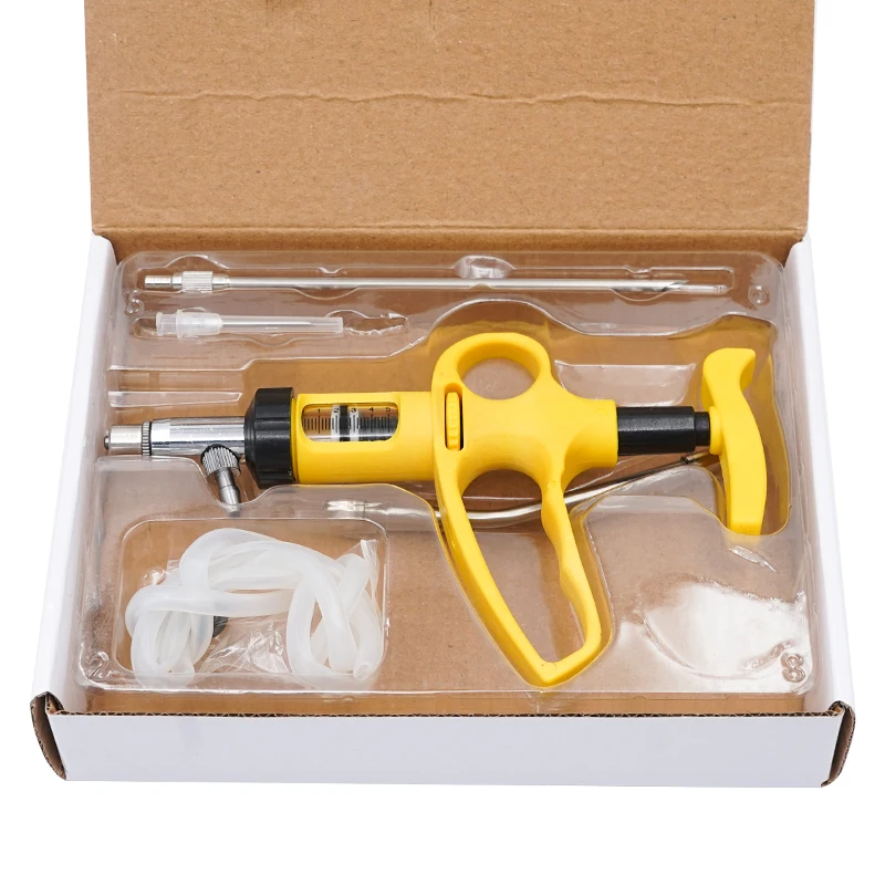 Veterinary Syringe Gun - 1 Set 5Ml/10Ml Verstelbare Continue Spuit
