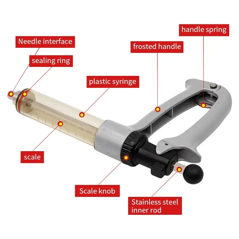 25/50 ml Semi-automatische Vet - Veterinary Syringe Gun recensie en prijs
