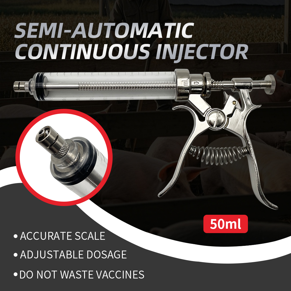 50 ml continue veespuit, verst - Veterinary Syringe Gun recensie en prijs