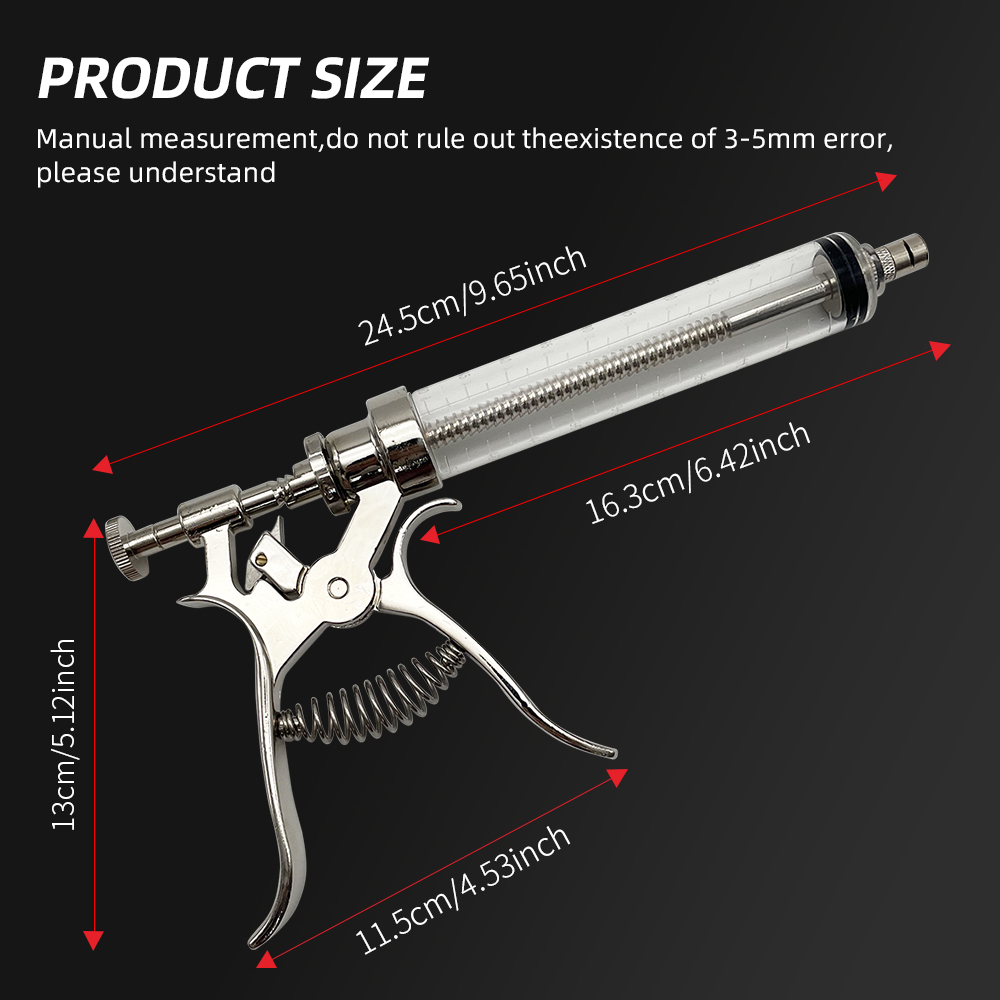 50 ml continue veespuit, verst - Veterinary Syringe Gun recensie en prijs