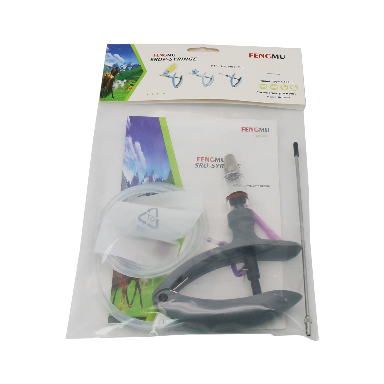 1 Pc 2 Ml/5 Ml Dier Continue S - Veterinary Syringe Gun recensie en prijs