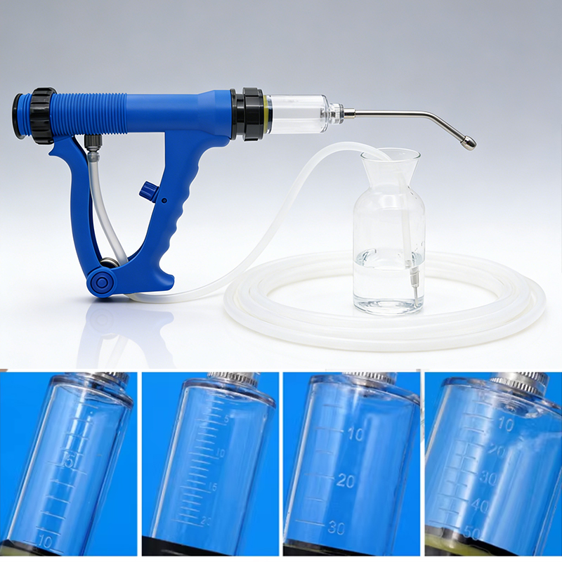 Veterinaire metalen voederpist - Veterinary Syringe Gun recensie en prijs