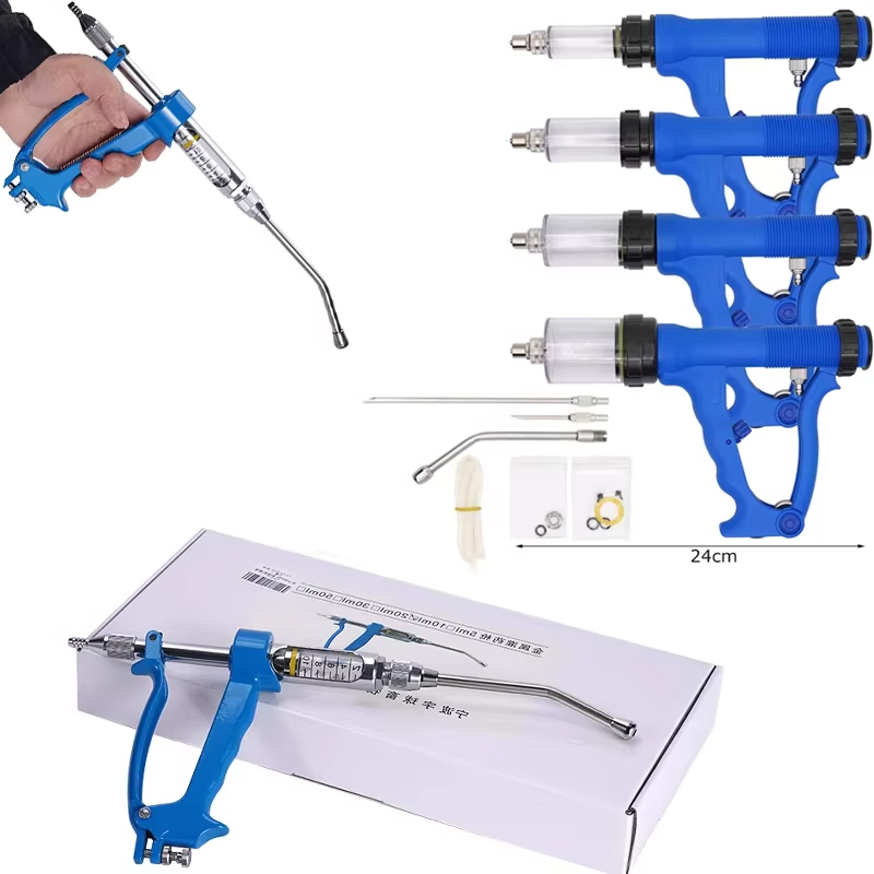 Veterinaire metalen voederpist - Veterinary Syringe Gun recensie en prijs